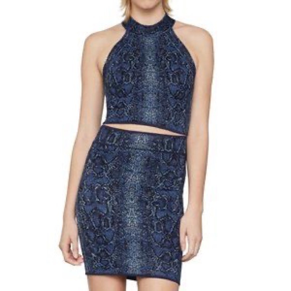 BCBG Snake skin Skirt (XS) - Picture 1 of 2